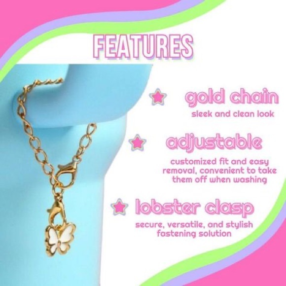 Gold Rainbow Handle Charm - Picture 6 of 7